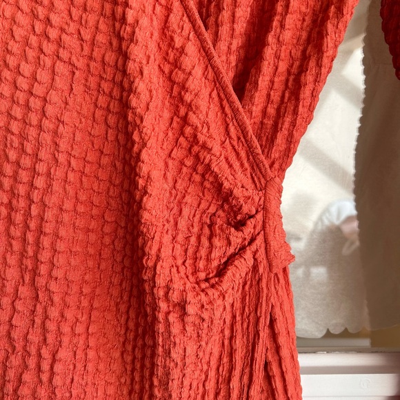 By Anthropologie Waffle Wrap Dress - Picture 7 of 12
